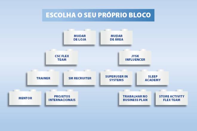 Image that shows you an overview of which bricks you can choose